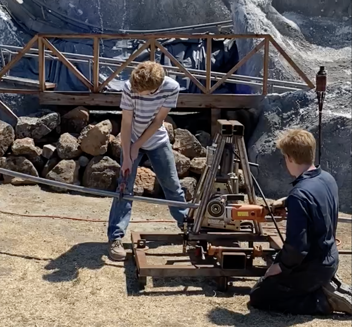 Building Napa's mini-Matterhorn roller coaster